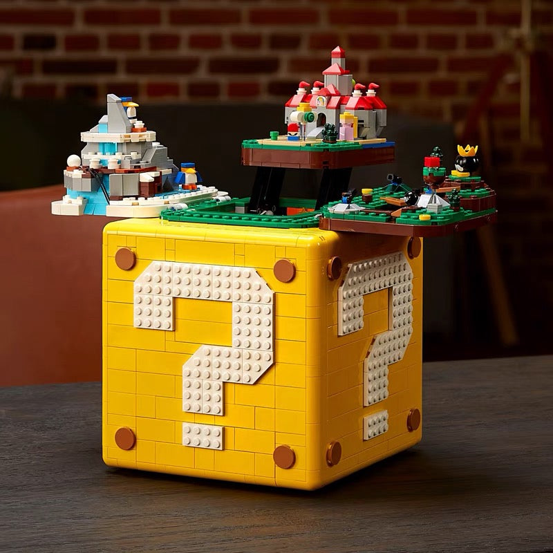 Question Mark Block Brick Building Set